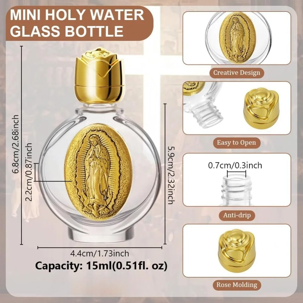 12/2Pcs Holy Water Bottles 0.5 - Water Bottle Blank ulasan dan harga