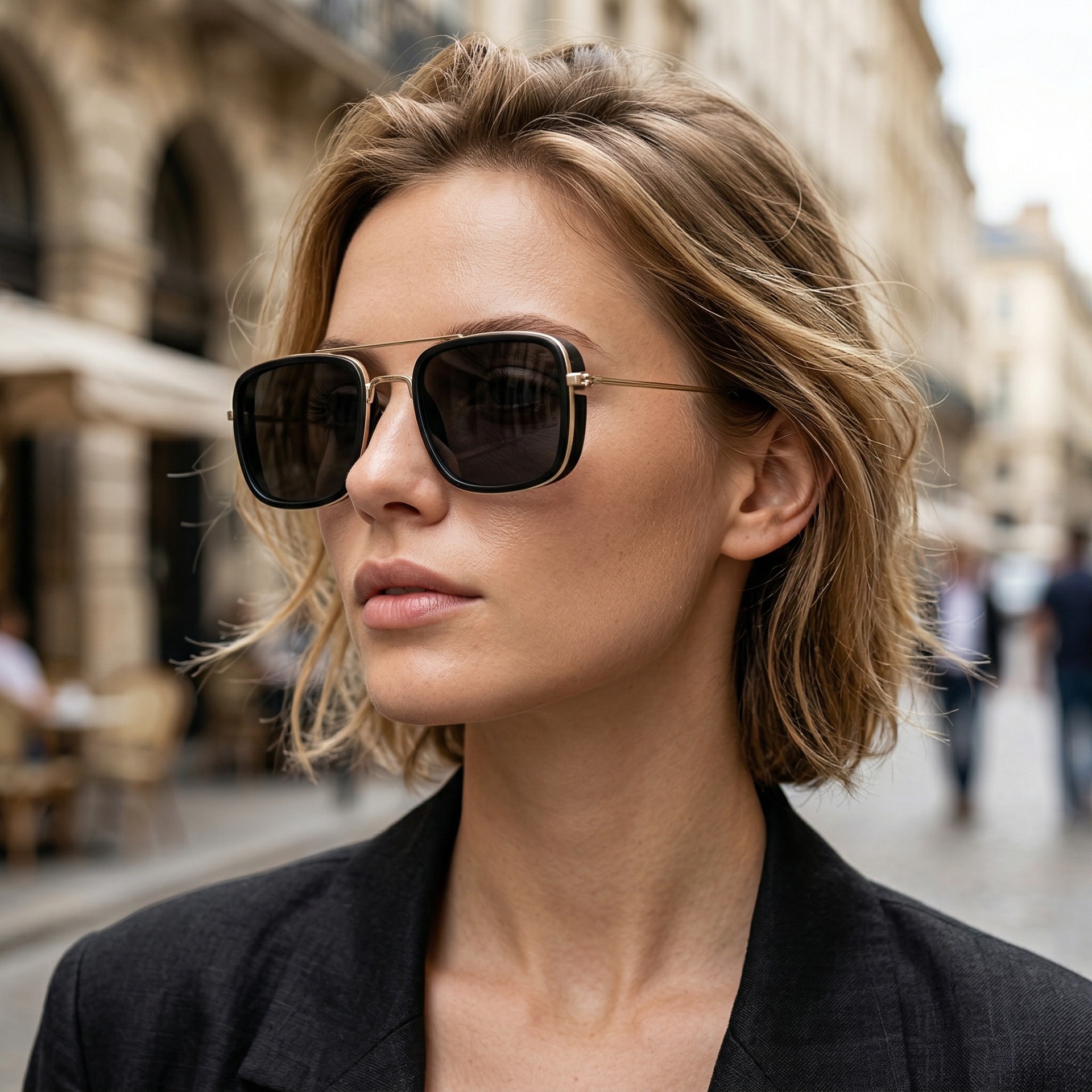 Fashion Sunglasses European an - Metal Photo Panel ulasan dan harga