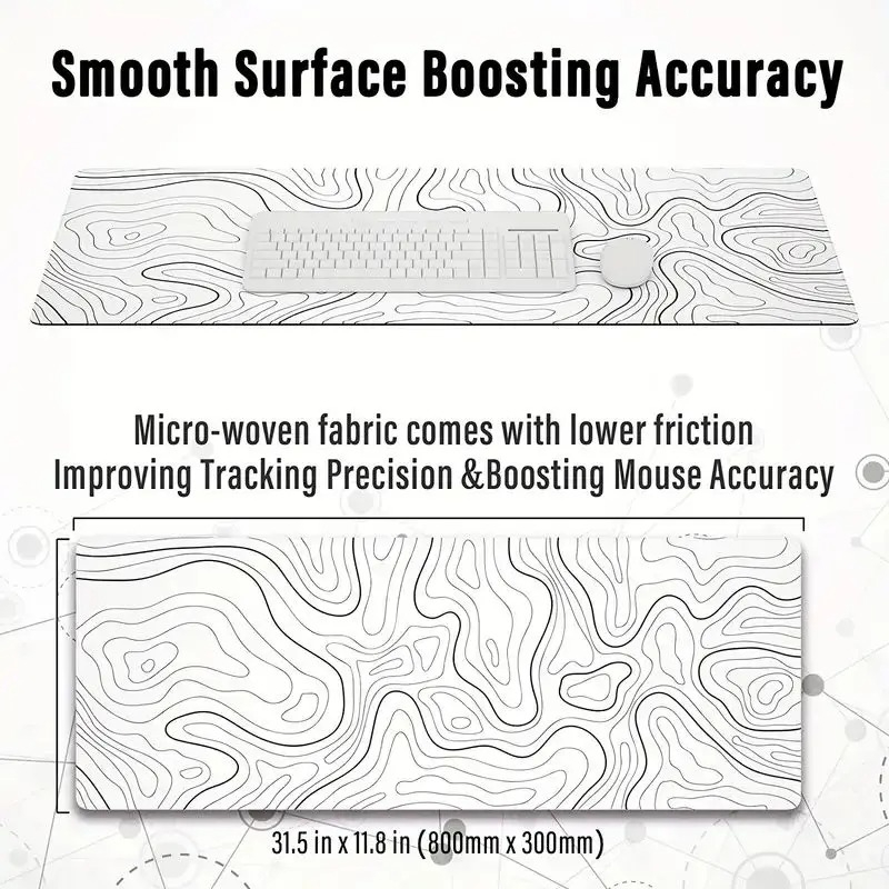 1PC Large Mouse Pads For Desk, - Mouse Pad Blank Sublimation ulasan dan harga