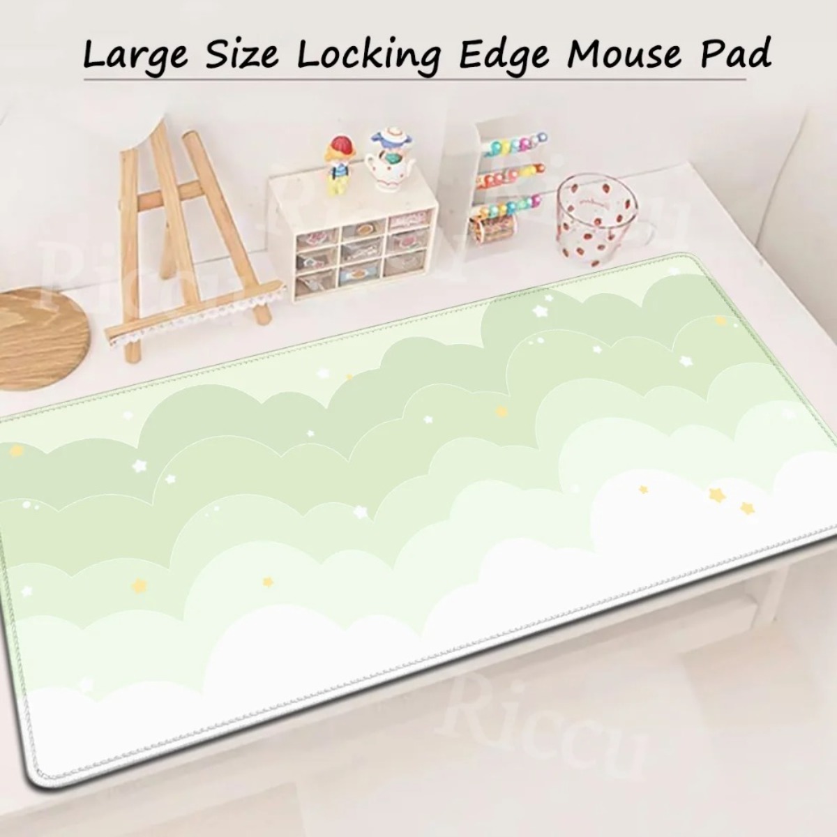 Pink Pastel Clouds Extended Mo - Mouse Pad Blank Sublimation ulasan dan harga