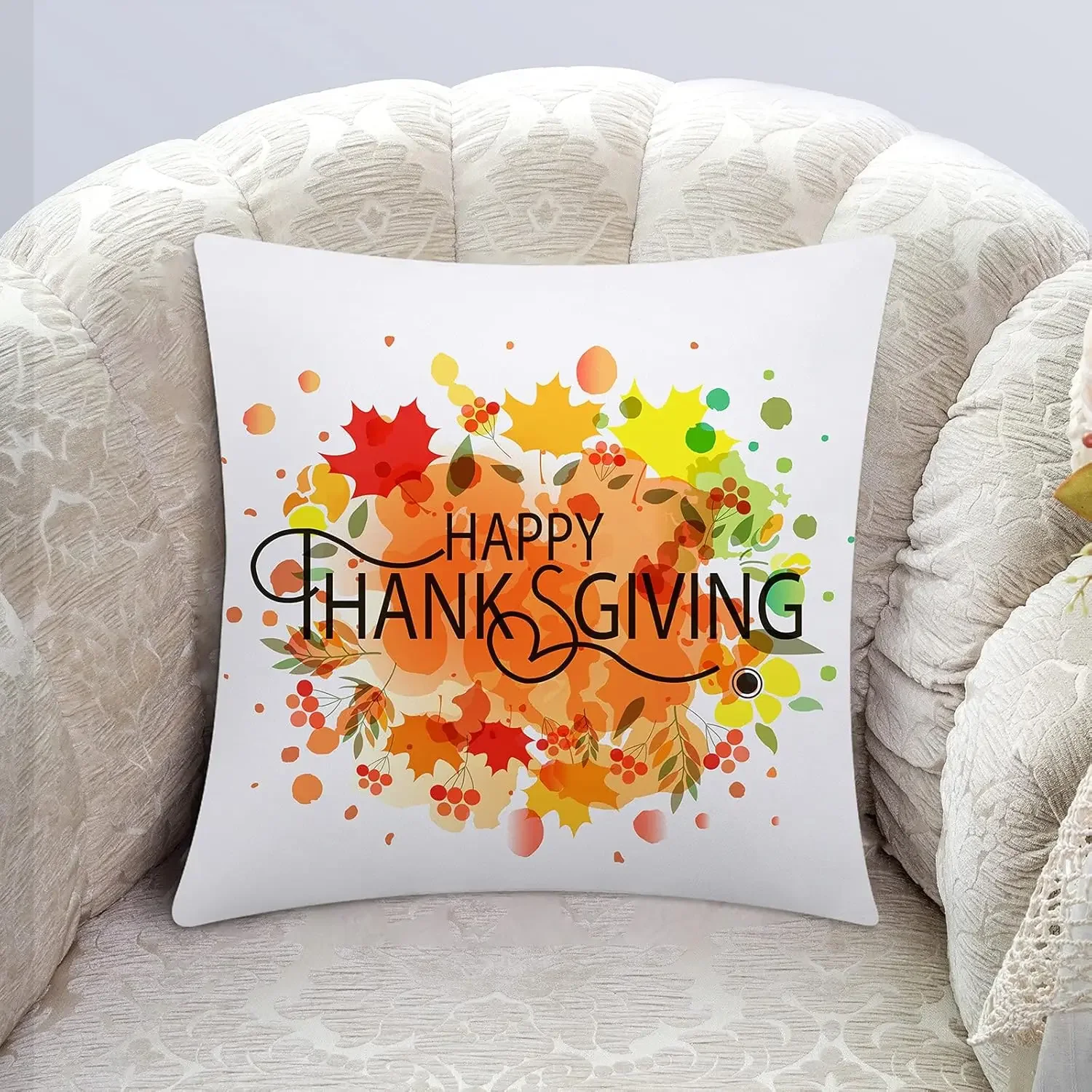 4-Pack White Polyester Peach S - Pillow Cover Sublimation ulasan dan harga