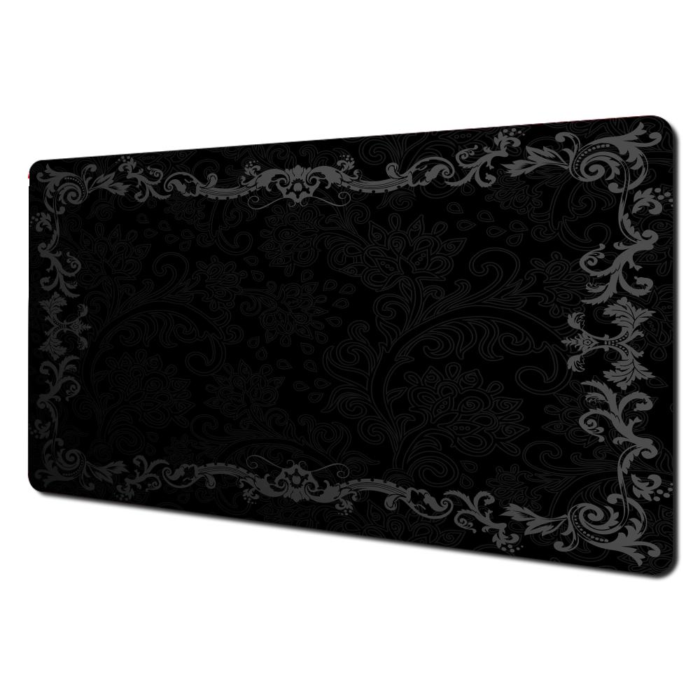 Black Flower Lace Mouse Pad La - Mouse Pad Blank Sublimation ulasan dan harga