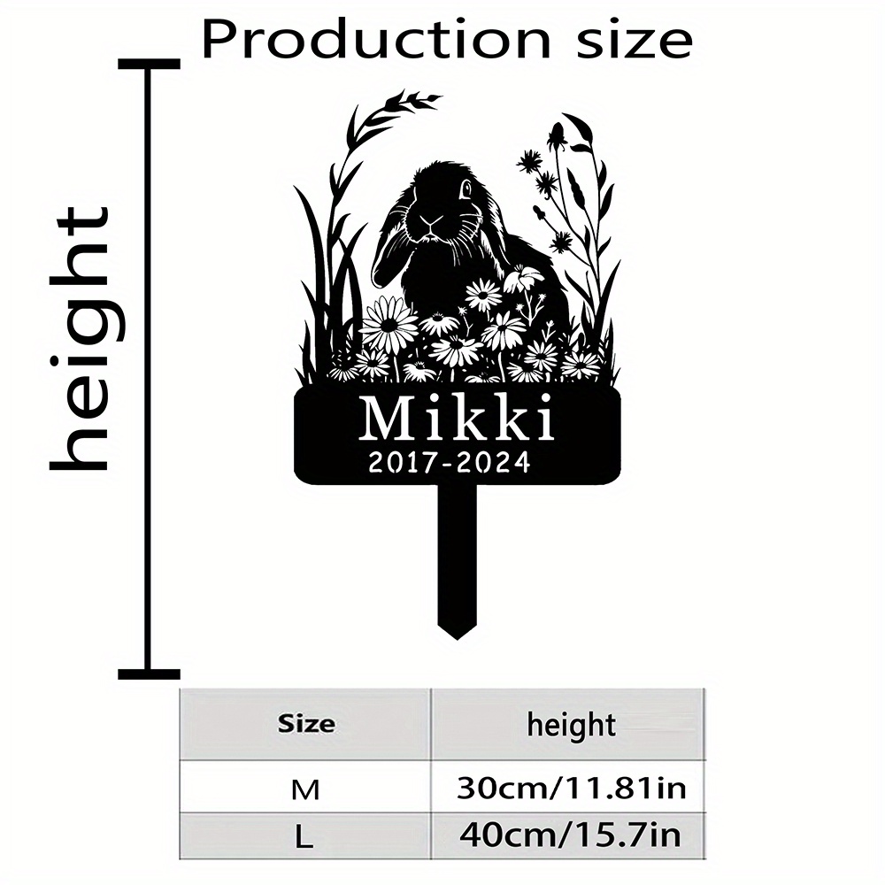 Custom Lop-Eared Rabbit Memori - Yard Sign Blank ulasan dan harga