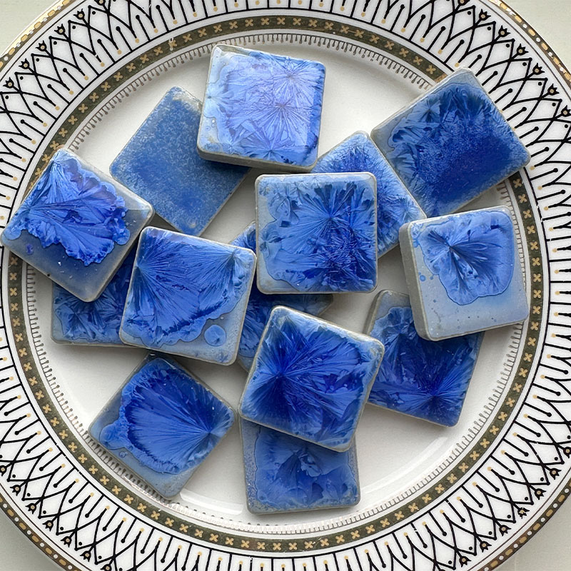 100g DIY Ceramic Mosaic Tiles  - Ceramic Tile Blank ulasan dan harga