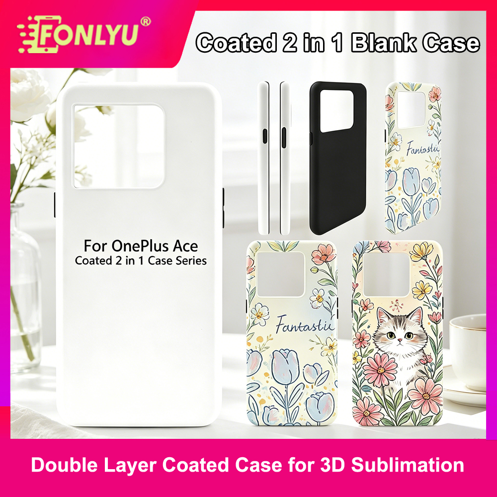 FONLYU 5pcs Coated 2 in 1 Blan - Phone Case Blank Print ulasan dan harga