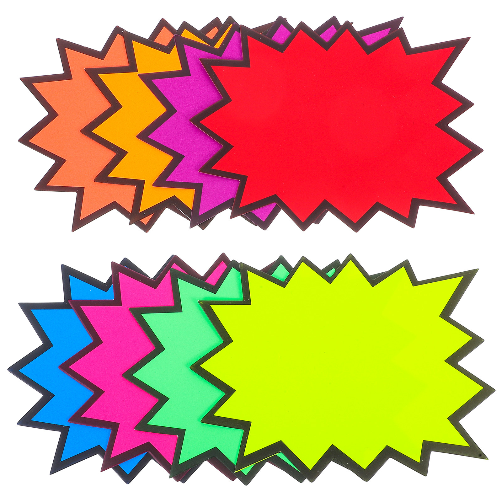 80Pcs Eye Catching Fluorescent - Yard Sign Blank ulasan dan harga