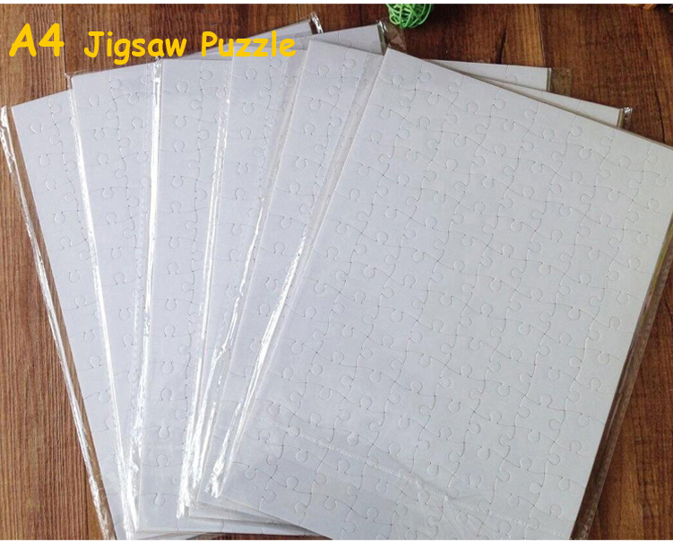 10pcs/lot Free Shipping A4 Sub - Puzzle Blank White ulasan dan harga