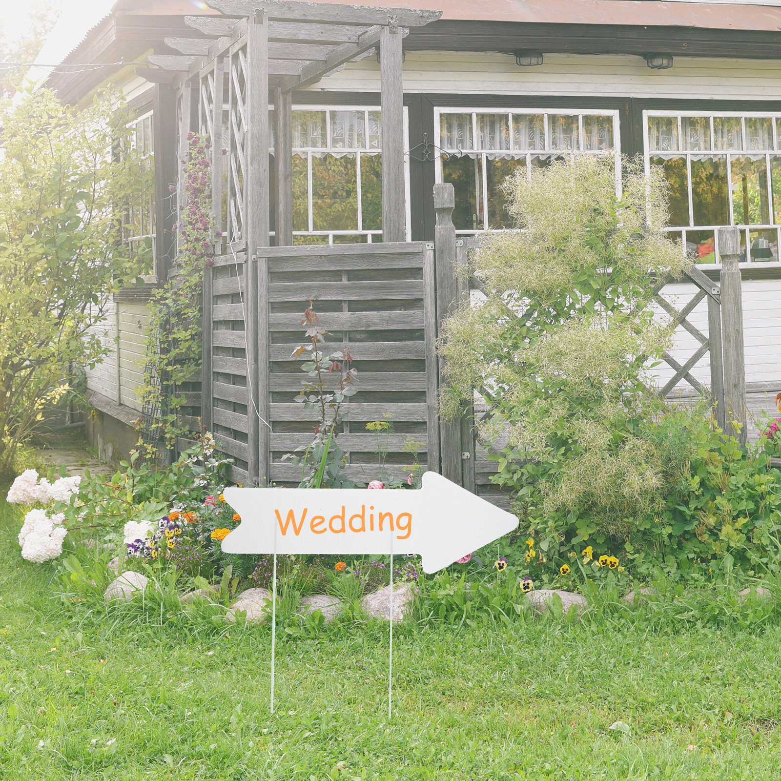 5Pcs Blank Yard Garden Signs P - Yard Sign Blank ulasan dan harga