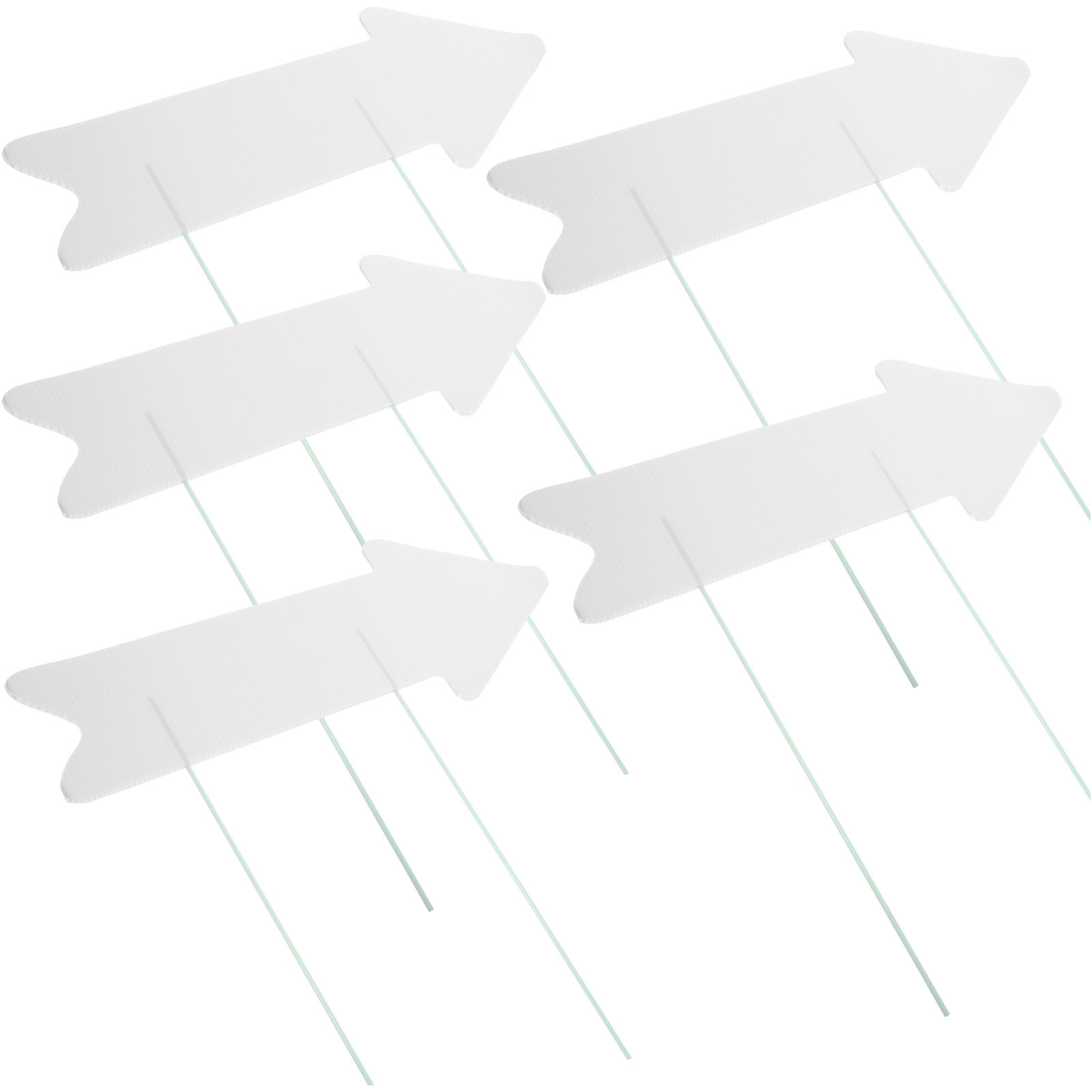 5Pcs Blank Yard Signs Plastic  - Yard Sign Blank ulasan dan harga