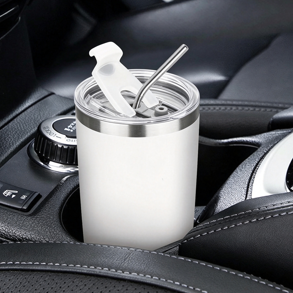 20oz Tumbler Mug with Lid and  - Tumbler 20Oz White ulasan dan harga