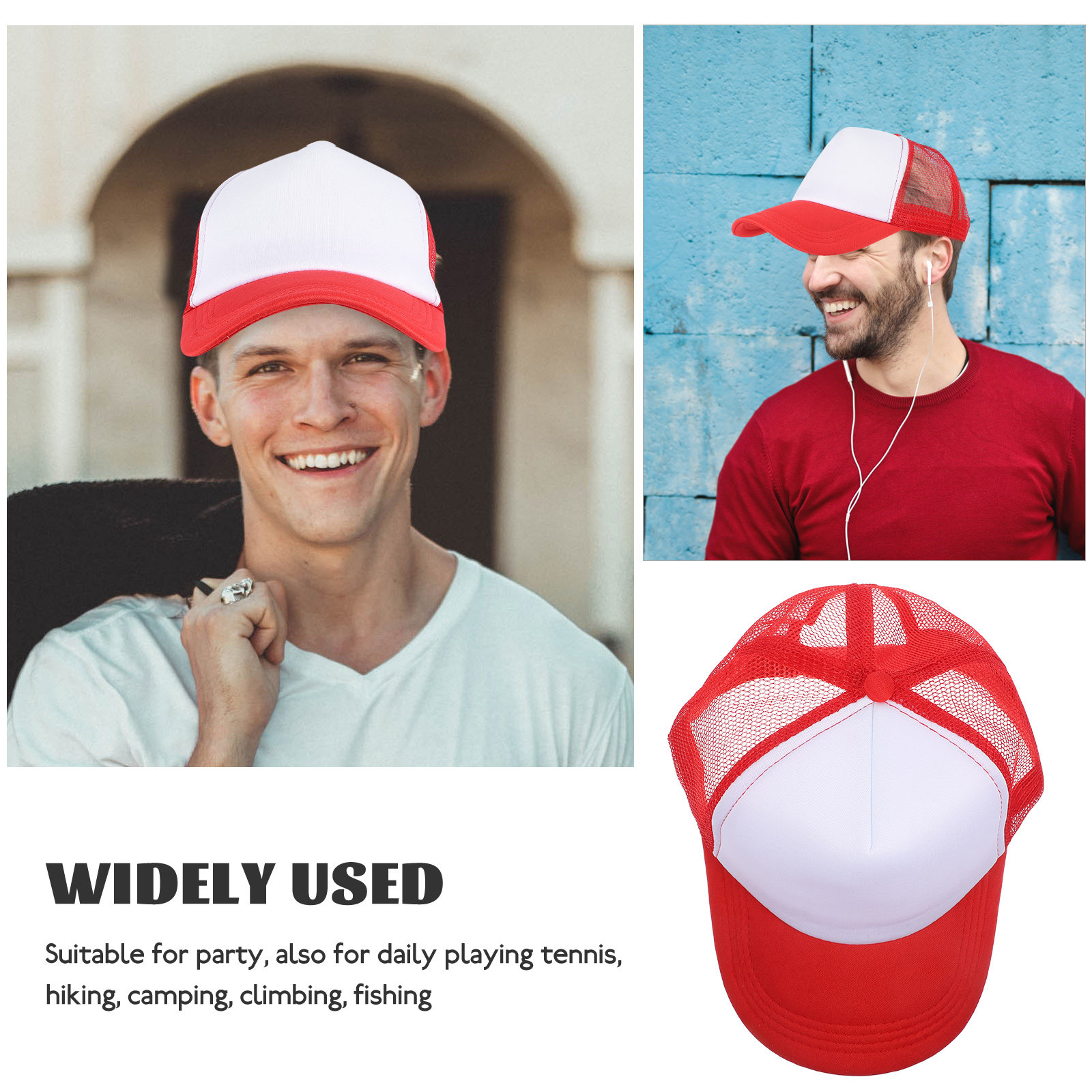 10Pcs DIY Blank Mesh Baseball  - Hat Sublimation Blank ulasan dan harga